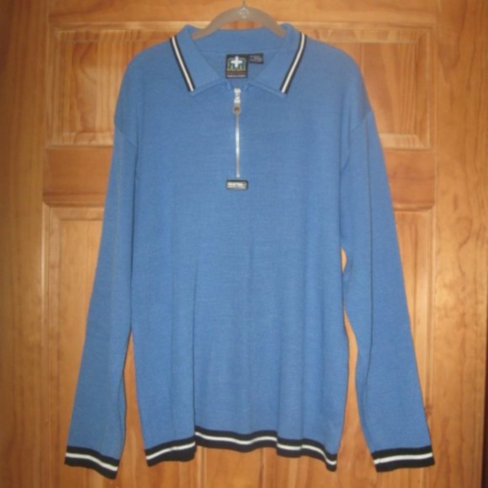 Reactor+ Manufacturing Blue Long Sleeve Sweater